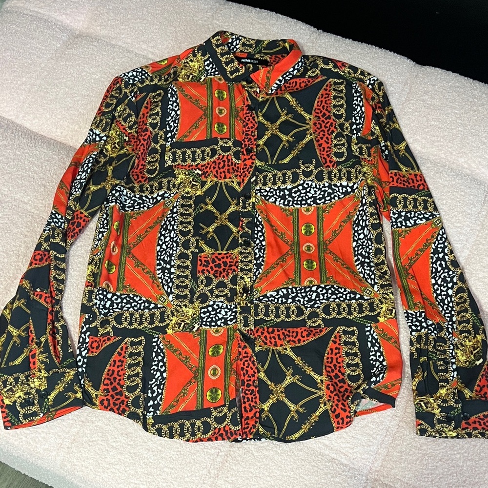 NWT Fashion Nova Men's Woven Top Small